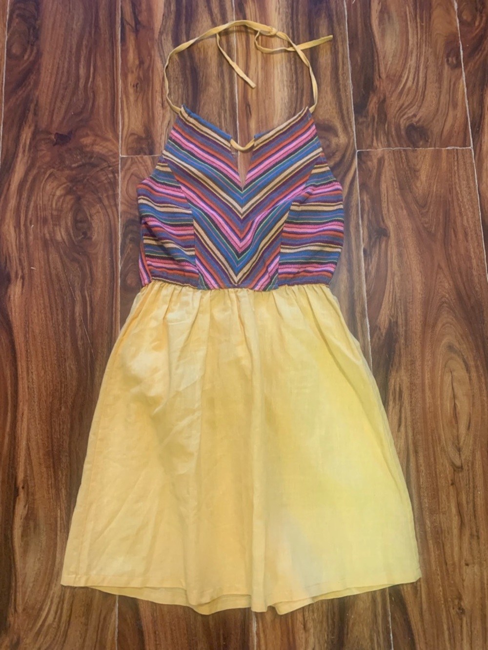 West 36th Colorful Halter Top Small Mini Dress.         3300